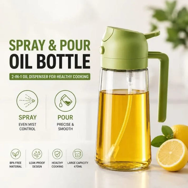 2-in-1 Oil Spray Bottle